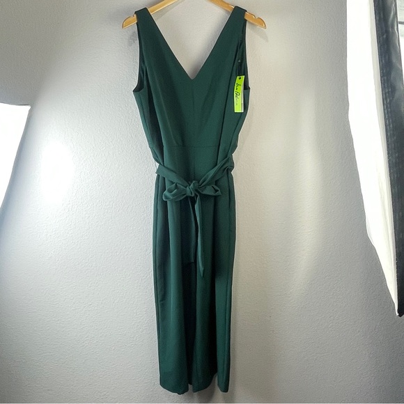 Sam Edelman Hunter‎ Green Jumpsuit Sz 14 - Picture 2 of 8